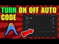 How To Turn OnOff Auto Code Completion In Google Antigravity 2026 Complete Guide