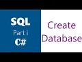 C SQL Server How To Create Database Part 1 C SQL Server