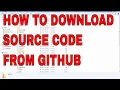 How to download project from Github Download from Github Github