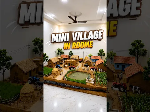 Mini Village in Room