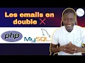 Prevent duplicate emails using PHP MySQL Secure Registration