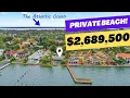 Inside a 2 7 MILLION St Augustine Bayfront Home with a PRIVATE BEACH