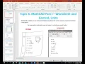ENGR111 MathCAD Basics