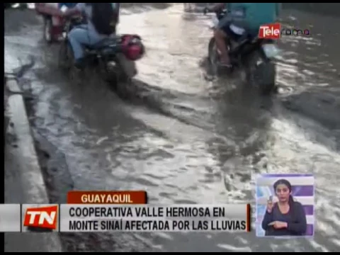 Cooperativa Valle Hermosa en Monte Sinaí afectada por las lluvias