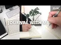 20 Minutes Journal with me ASMR Sounds Timer