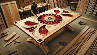 Extremely Luxurious Dining Table Design By Master Carpenter Superb Craftsmanship 