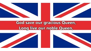 National Anthem Of The United Kingdom God Save The Queen Lyrics 