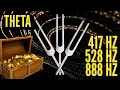 Manifest a Life-Changing Opportunity 417 528 888 Hz Tuning Fork Activation Theta