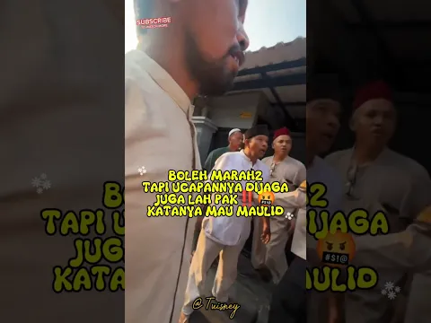 aduh pak cocote bikin ngilu‼️Gak malu pak sama jubahnya❓🤦♂️#shorts #viral #ribut #maulidnabi