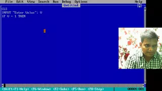 Qbasic Programming in Hindi If Statement IN QBASIC PART 8