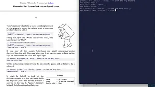 Tiny Python Projects Ch 4 Pt 2 Introduction to dictionaries