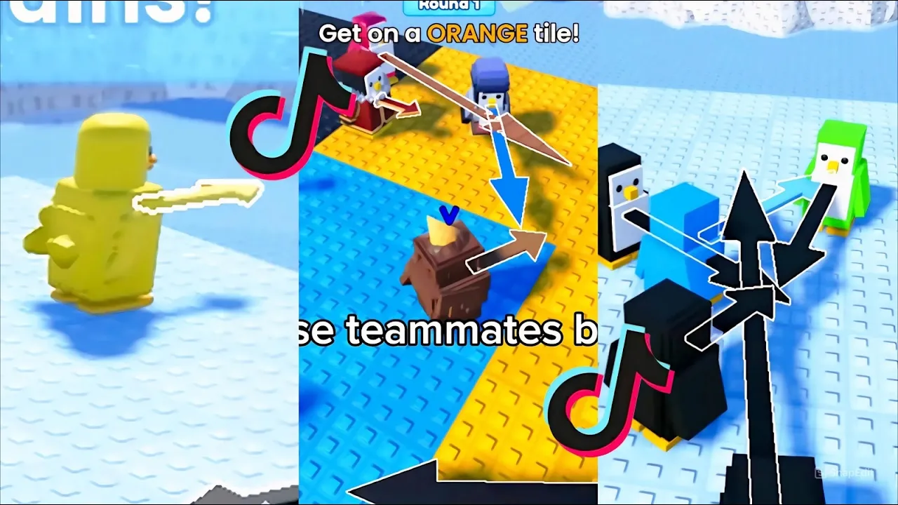 Roblox Knockout 🐧 Funny Moments #9 TikTok Compilation