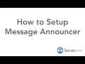 How to Setup Message Announcer - Minecraft Java