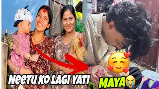 K Ko lagi holata yate darai tayare 😱!! Neetu lai kasto vaxa aahila🥺