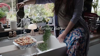 calm morning journal coffee breakfast u0026 baking juicy cinnamon rolls