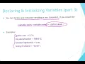 Java Unit 1 Lesson 3 - Variables