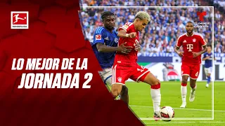 Lo mejor de la liga alemana en la jornada 2 - Highlights Show | Bundesliga | Telemundo Deportes