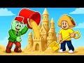 Download Lagu Job En Bob Bouwen Een Zandkasteel In Roblox!