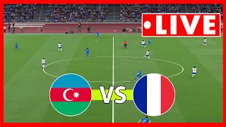 Azerbaijan Vs France LIVE World Cup Qualifiers Full Match Simulation 