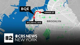 Part of BQE closing for repairs June 1-3 2024