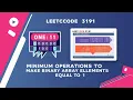 Leetcode 3191 Minimum Operations to Make Binary Array Elements Equal to One I
