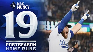 Max Muncy has 19 POSTSEASON HOME RUNS in his career! 🤯😤 (The MOST in Dodgers history!)