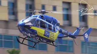 Eurocopter EC145 C2 landing at Tampa General Hospital helipad
