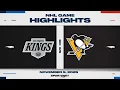 NHL Highlights | Kings vs. Penguins - November 9, 2025