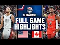 CANADA vs USA USAB SHOWCASE FULL GAME HIGHLIGHTS July 10 2024