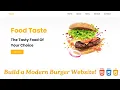 Build a Modern Burger Restaurant Website HTML CSS JS Showcase