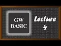 How to Learn GW Basic Lecture 4