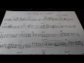 Ron carter / To be young and foolish (bass solo transcription)
