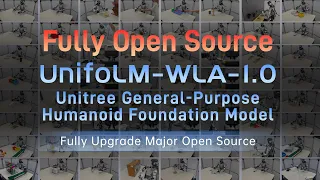 Unitree General-Purpose Humanoid Foundation Model Fully Upgrade Major Open Source