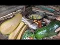 Download Lagu MASAKAN HEMAT TAPI NIKMAT OSENG LABU KUNING DI PONDOK LERENG HUTAN