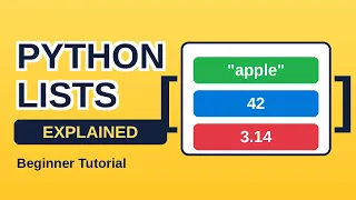 Python Lists Explained Beginner Tutorial