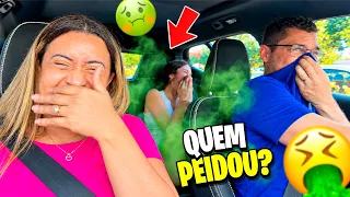 TROLEI MINHA FAMÍLIA COM SPRAY DE PUM NO CARRO! 😂
