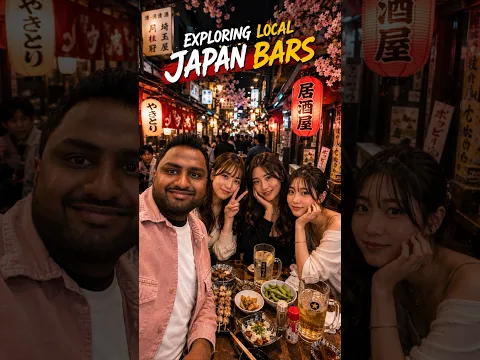 Exploring Local Bars in Japan😊