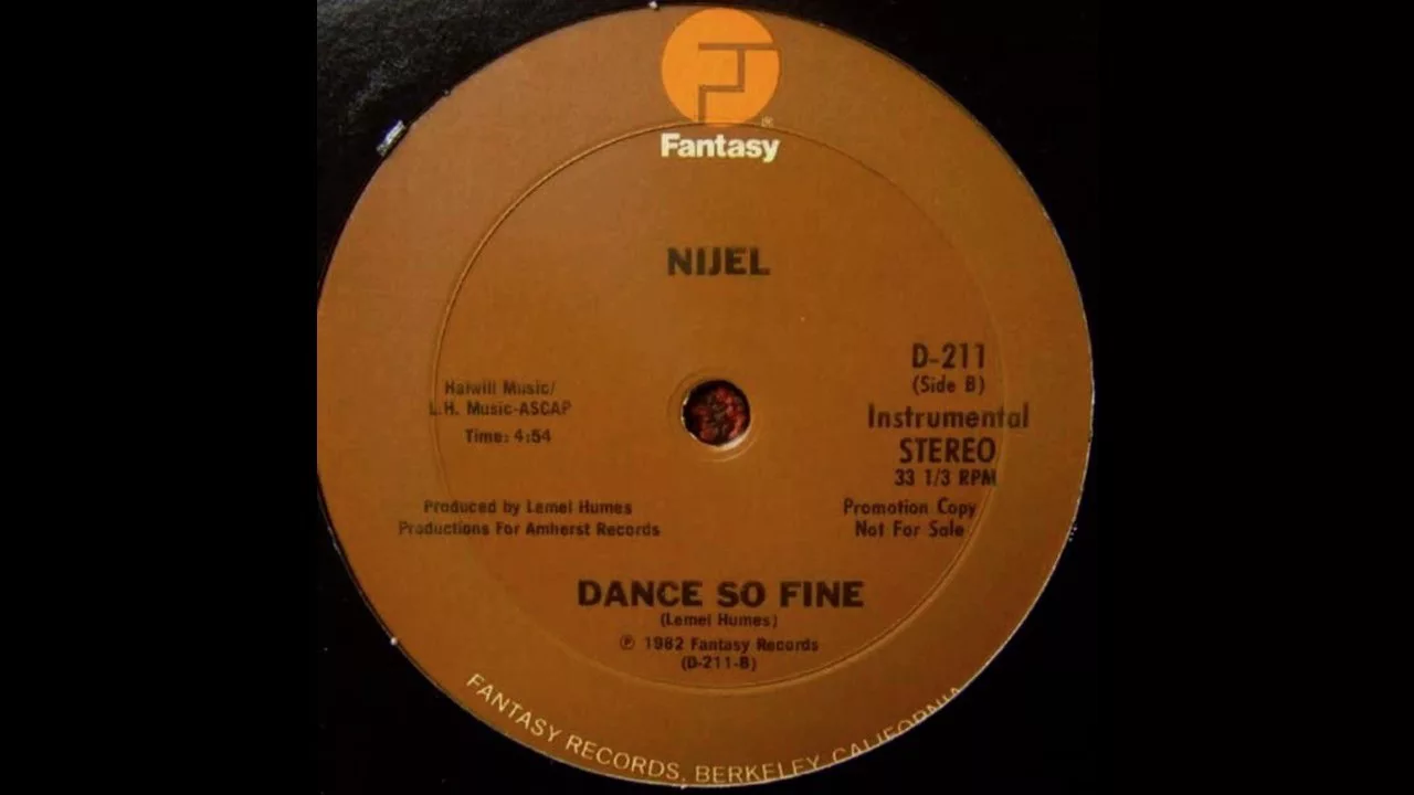 Nijel - Dance So Fine (Instrumental)