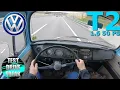 Download Lagu 1971 VW Transporter T2 1600 50 PS AUTOBAHN DRIVE POV