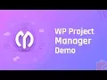 WordPress Project Management WP Project Manager Demo Updated