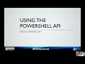 Using the PowerShell API from NET