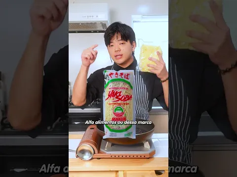 Fiz o verdadeiro yakisoba do Japão