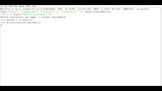 Python program WAP in string to count distinct words