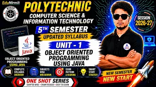 Unit - 1 OneShot Object Oriented Programming Using Java 5th Sem BTEUP EduNirmit