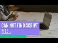 Fix the problem Can not find js file