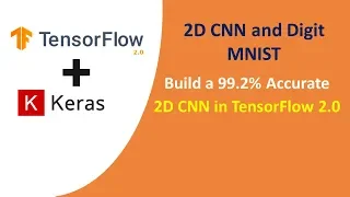 TensorFlow 2 0 Tutorial for Beginners 9 - Build an Accurate 2D CNN for MNIST Digit Recognition