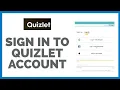 How To Access Into Quizlet Account Memorize Flashcards And study Sets