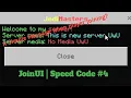 JoinUI Plugin Speed Code
