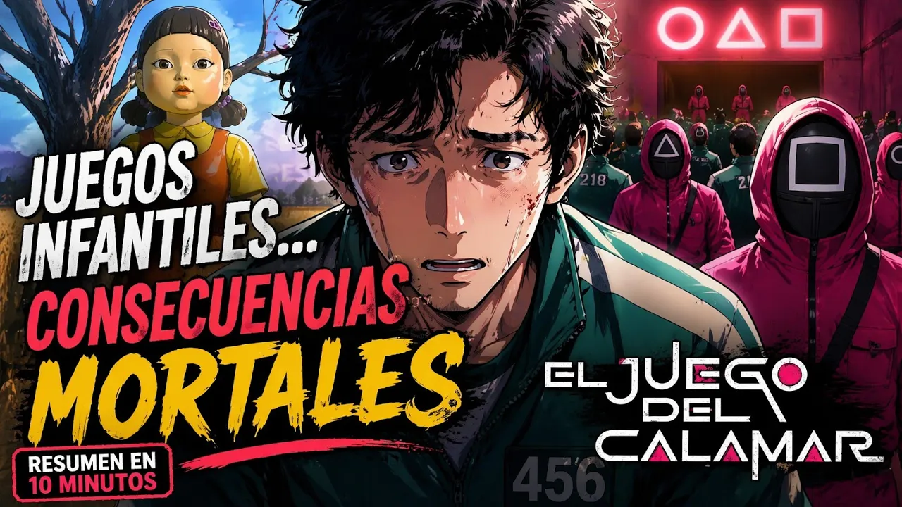 😳 “Participaron por dinero… pero perder significaba morir | El Juego del Calamar” poster