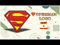 How to Draw Superman Logo Easy Step by Step How to draw Superman Logo Easy Drawing Coreldraw